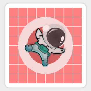 space, give me a hug for valentine day Sticker